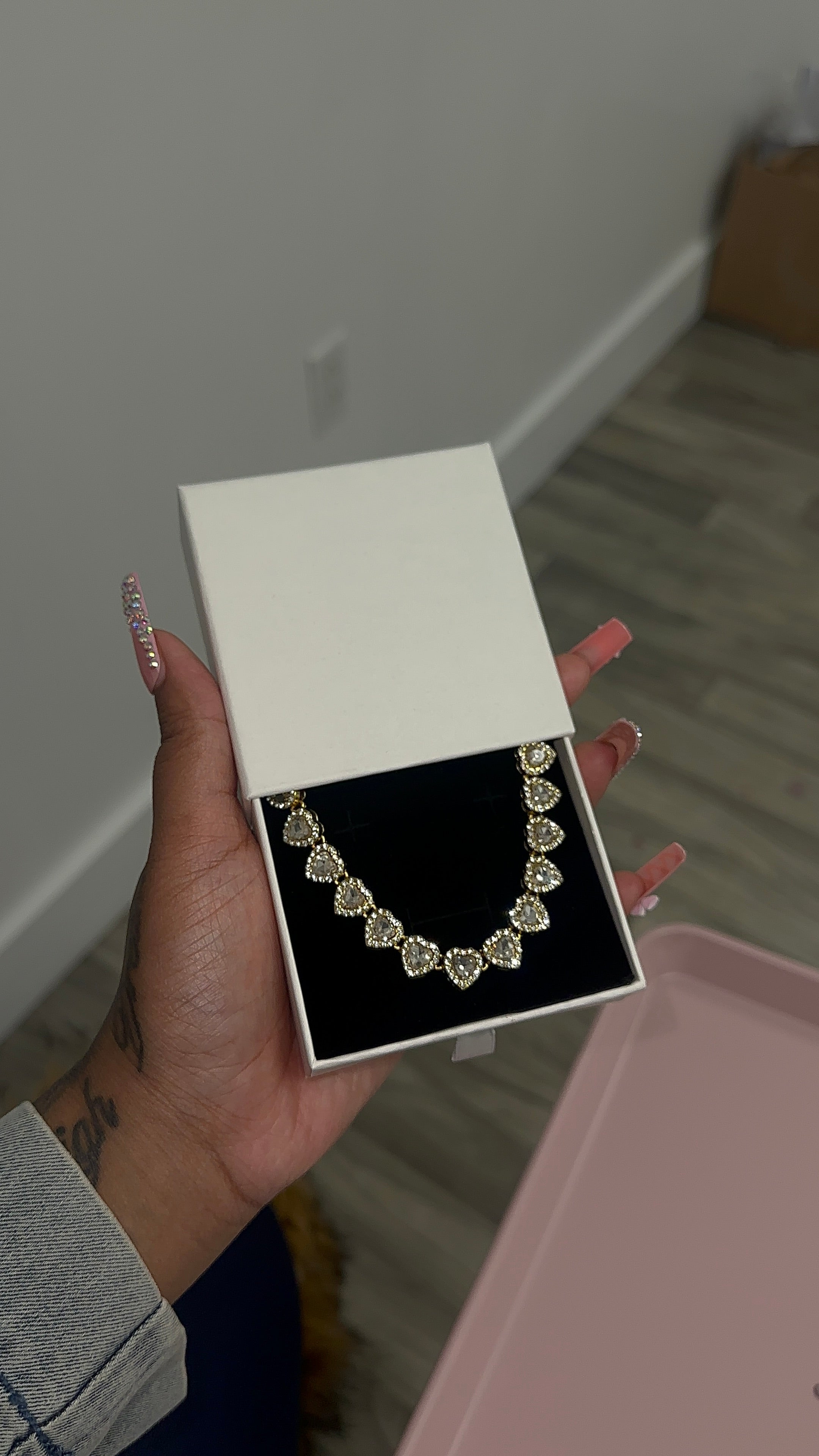 Gold Heartline Necklace