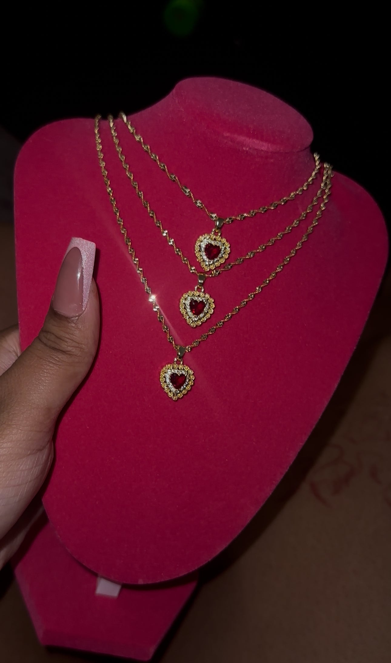 Ruby Heart Pendant ❤️