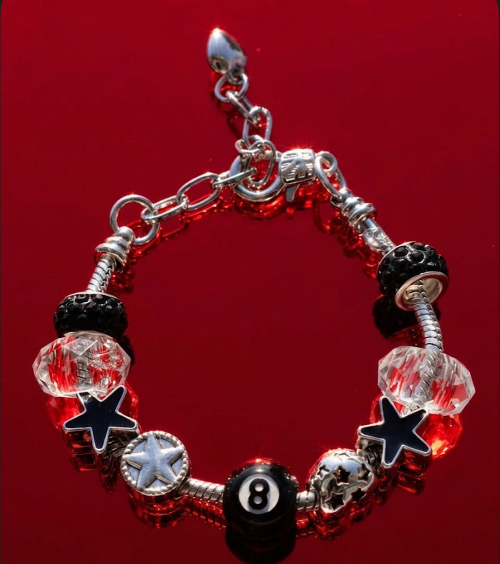 8 Ball Charm Bracelet