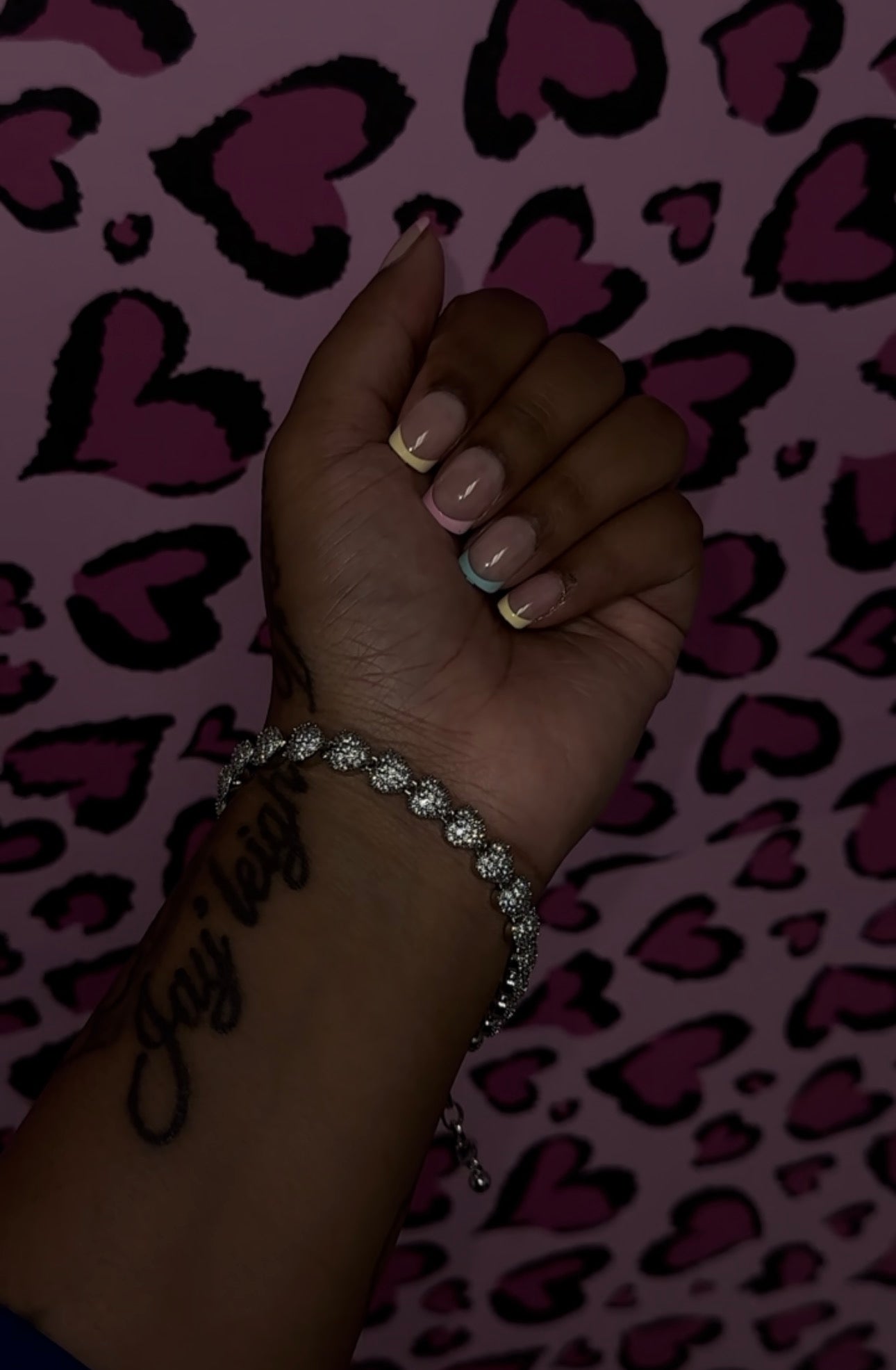 Beaded Heart ❤️ silver