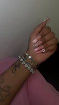 Silver Heartline Stack 3pc